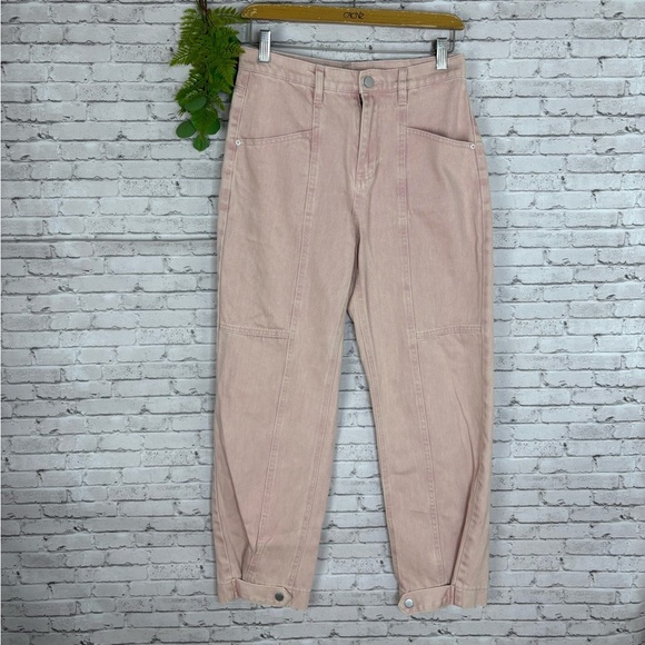 Francesca’s Harper Heritage Abigail Tapered Ankle Strap Jeans - Picture 2 of 6